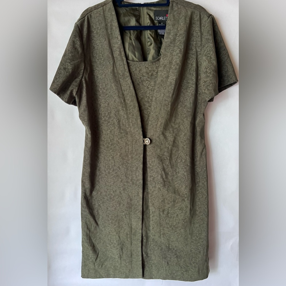 SCARLETT Olive Green‎ Dress size 14